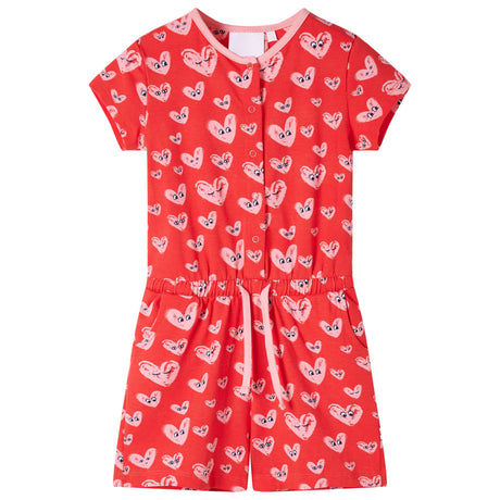 VidaXL Kinderoverall 140 Rot