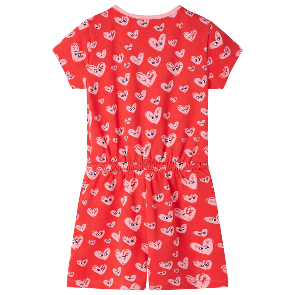 VidaXL Kinderoverall 140 rot