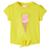 VidaXL Kindershirt 128 Gelb