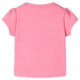 VidaXL Kindershirt 92 fluoreszierendes leuchtendes Rosa