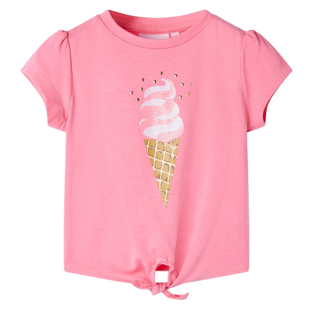 Vidaxl Kindershirt 140 fluoreszierendes leuchtendes Pink