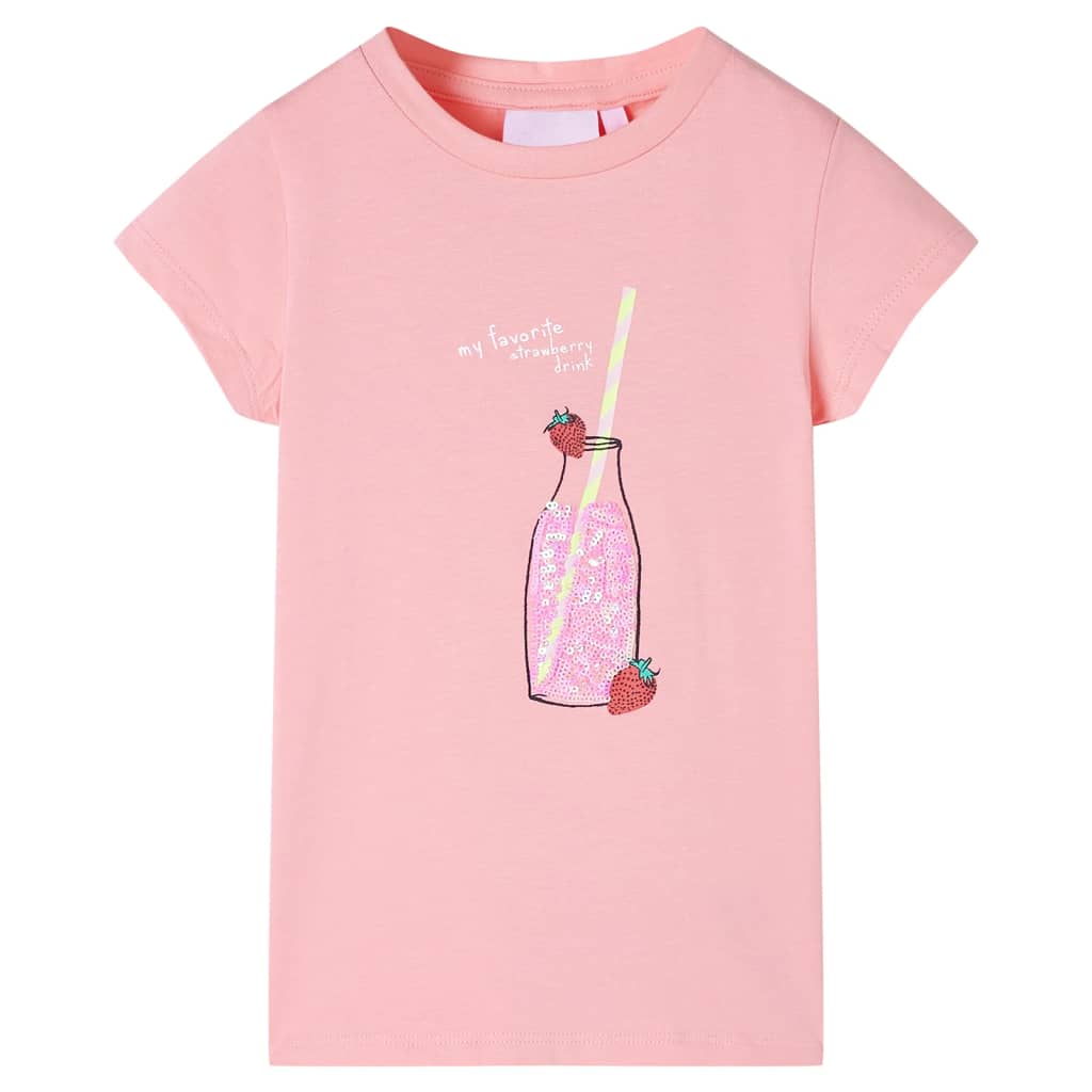 VidaXL Kindershirt 128 rosa