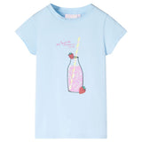 VidaXL Kindershirt 128 Soft Blue
