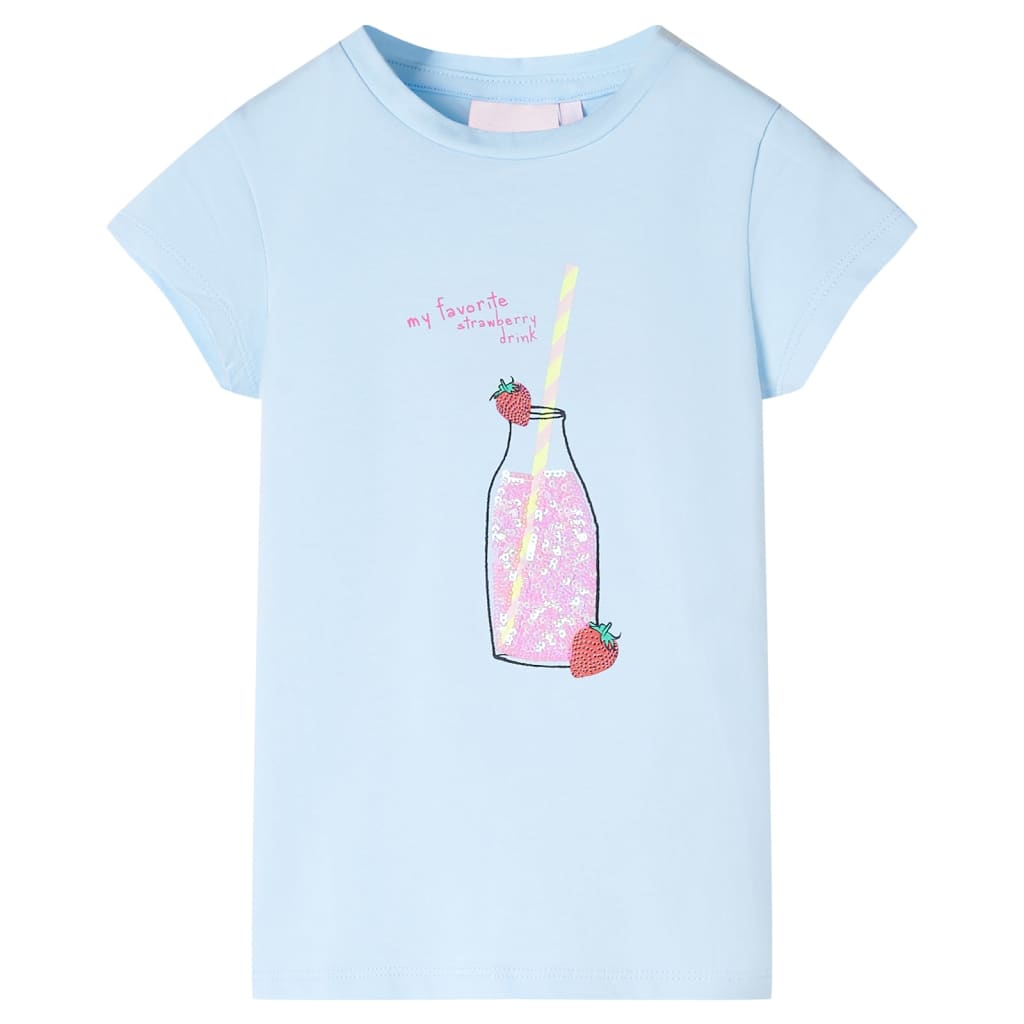 VidaXL Kindershirt 140 Soft Blue