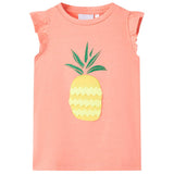 VidaXL Kindershirt 140 Neonkoralle