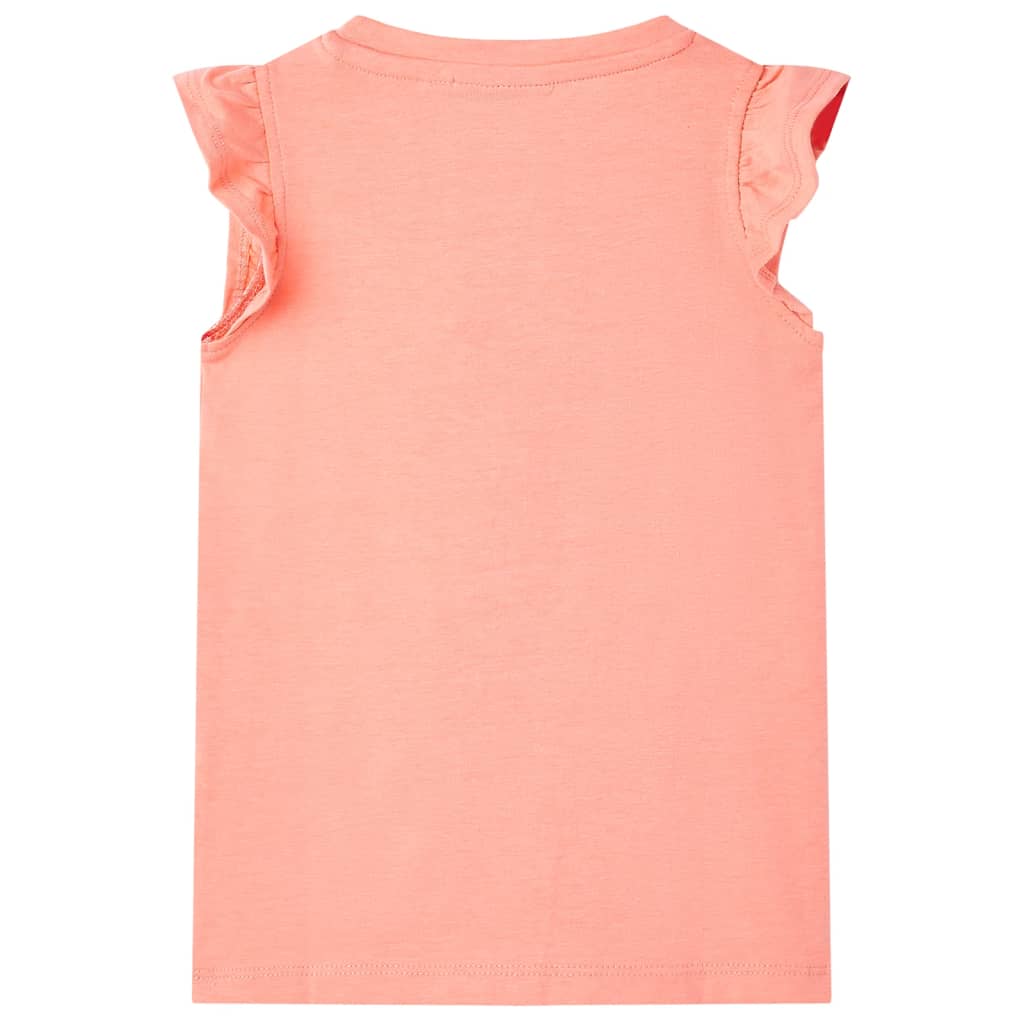 VidaXL Kindershirt 140 Neonkoralle
