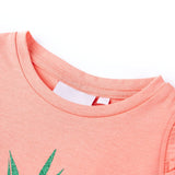 VidaXL Kindershirt 140 Neonkoralle