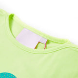 VidaXL Kindershirt 116 fluoreszierendes Gelb