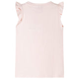 VidaXL Kindershirt mit Rüschen an den Ärmeln 104 zartrosa