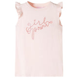 VidaXL Kindershirt mit Rüschen an den Ärmeln 116 zartrosa