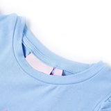 VidaXL Kindershirt mit Rüschen an den Ärmeln 92 Hellblau