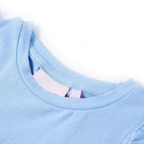VidaXL Kindershirt mit Rüschen an den Ärmeln 116 Hellblau