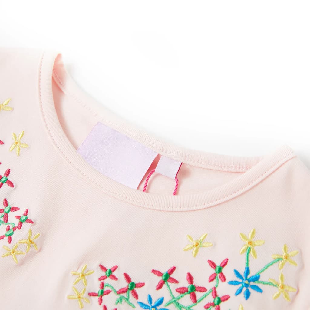 VidaXL Kindershirt 92 zartrosa