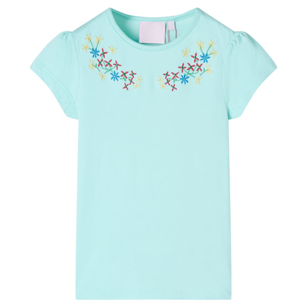 VidaXL Kindershirt 92 Hellseeblau