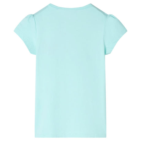 VidaXL Kinderhemd 128 helles Meerblau
