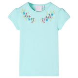 VidaXL Kindershirt 140 Hellseeblau