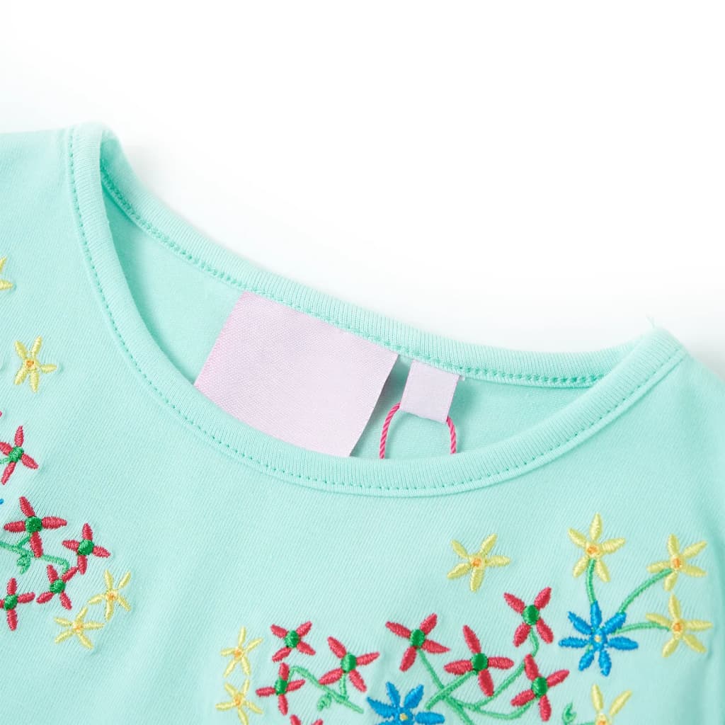 VidaXL Kindershirt 140 Hellseeblau