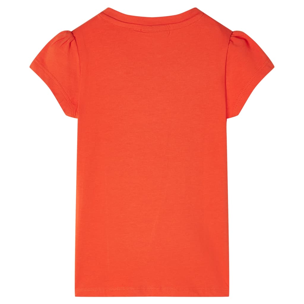 VidaXL Kindershirt 92 Dunkelorange