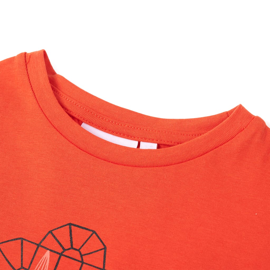 VidaXL Kindershirt 104 Dunkelorange