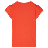 VidaXL Kindershirt 116 Dunkelorange