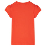 VidaXL Kindershirt 140 Dunkelorange