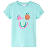 VidaXL Kindershirt 128 helles Mint