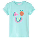 VidaXL Kindershirt 140 helles Mint