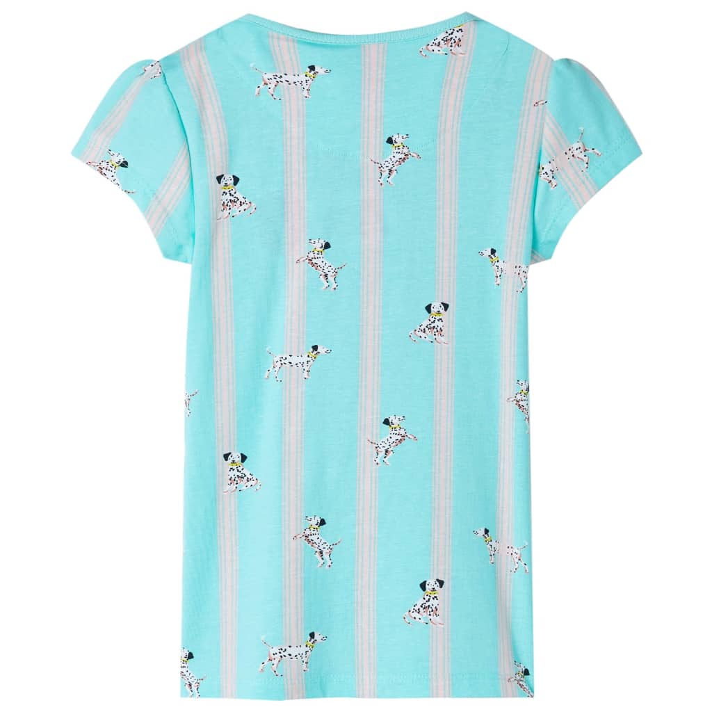 VidaXL Kinderpyjama mit kurzen Ärmeln 104 Ecru