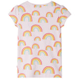 VidaXL Kinderpyjama mit kurzen Ärmeln 104 Zartrosa