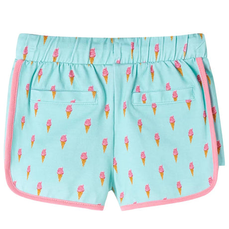 VidaXL Kindershorts mit Kordelzug 104 helles Mint