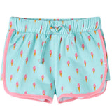 VidaXL Kindershorts mit Kordelzug 116 helles Mint