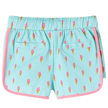 VidaXL Kindershorts mit Kordelzug 116 helles Mint