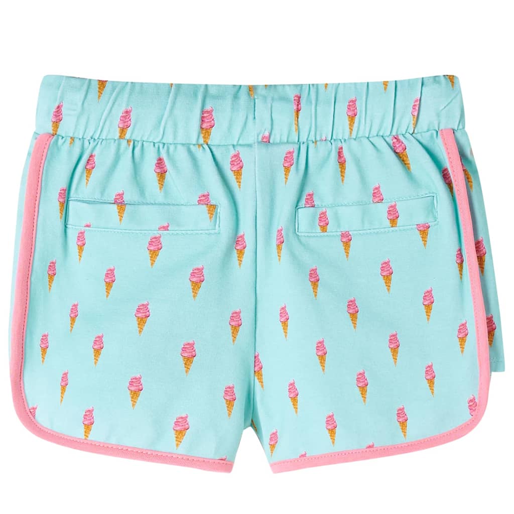 VidaXL Kindershorts mit Kordelzug 128 helles Mint