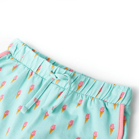 VidaXL Kindershorts mit Kordelzug 128 helles Mint