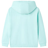 VidaXL Kinderpullover mit Kapuze 116 Hellseeblau