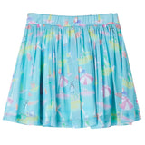 VidaXL Kinderrock plissiert 116 Hellseeblau