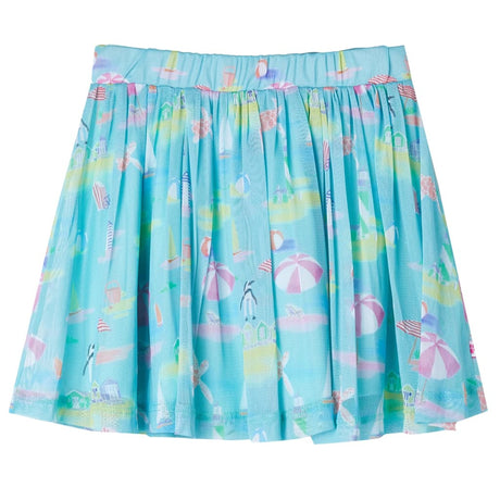VidaXL Kinderrock plissiert 140 Hellseeblau