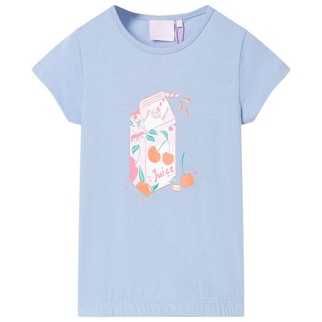 VidaXL Kindershirt 128 blau