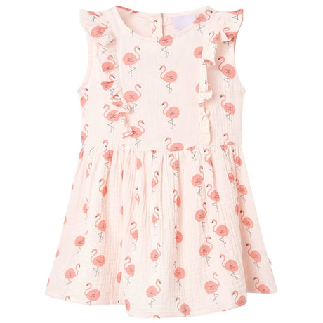 VidaXL Kinderkleid mit Rüschen 116 zartrosa