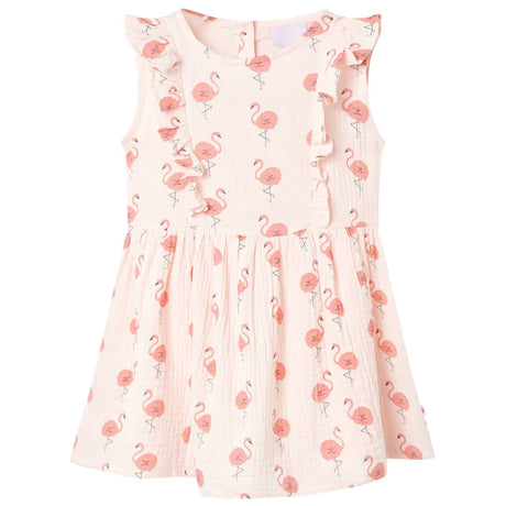 VidaXL Kinderkleid mit Rüschen 140 zartrosa