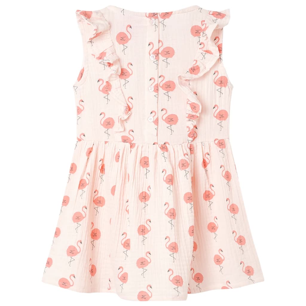 VidaXL Kinderkleid mit Rüschen 140 zartrosa