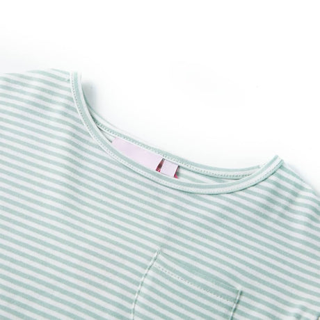 VidaXL Kinderkleid mit Rüschen an den Ärmeln 92 Mint