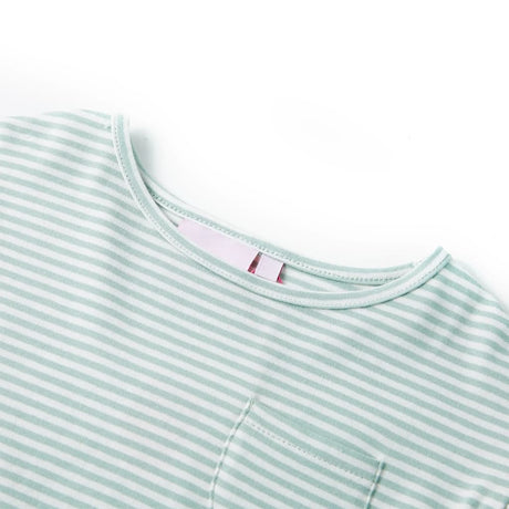 VidaXL Kinderkleid mit Rüschen an den Ärmeln 104 Mint