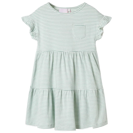 VidaXL Kinderkleid mit Rüschen an den Ärmeln 140 Mint