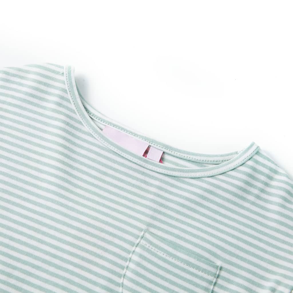 VidaXL Kinderkleid mit Rüschen an den Ärmeln 140 Mint