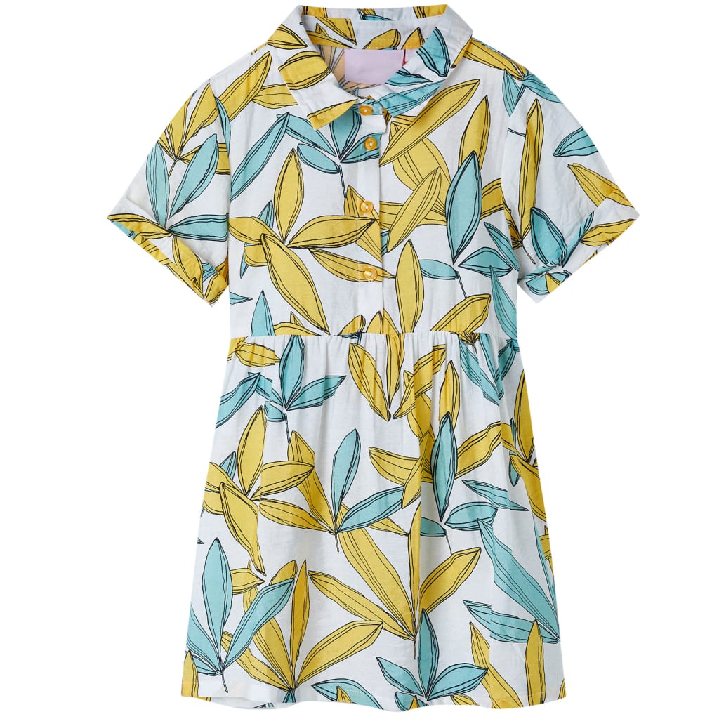 VidaXL Kinderkleid 116 Ecru