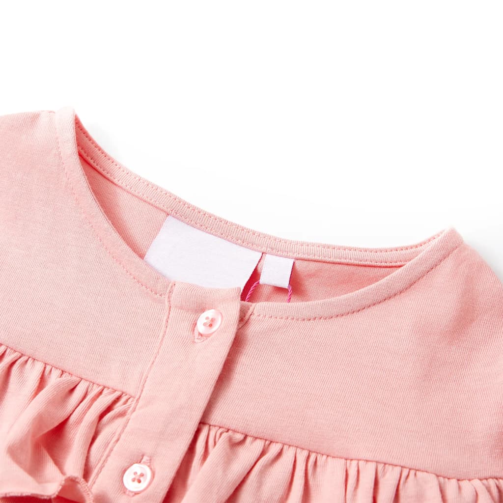 VidaXL Kindershirt 128 mittelrosa