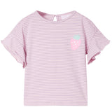 VidaXL Kindershirt mit Ärmeln mit Rüschen 92 Flieder