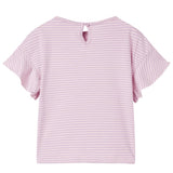 VidaXL Kindershirt mit Ärmeln mit Rüschen 104 Flieder