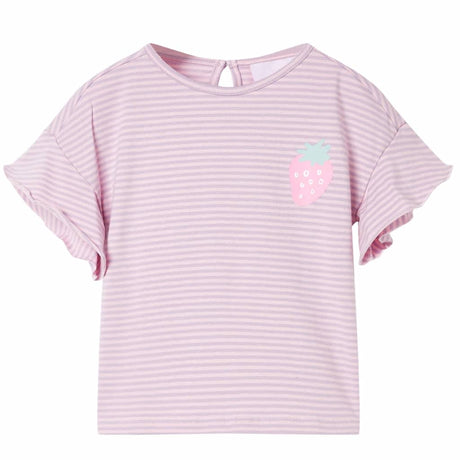 VidaXL Kindershirt mit Ärmeln mit Rüschen 116 Flieder